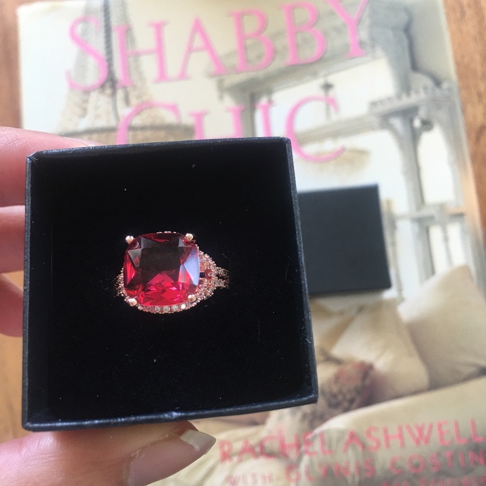 Ruby Red Ring - Picture 2 of 4